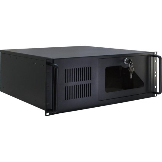 Serveur Inter-Tech IPC 4U-4088-S Rack Acier Noir ATX Micro ATX Mini-ITX 4U