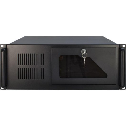 Serveur Inter-Tech IPC 4U-4088-S Rack Acier Noir ATX Micro ATX Mini-ITX 4U