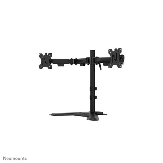Neomounts DS45-600BL2 Supporto Monitor Doppio Scrivania 10 a 32" VESA 75x75 a 100x100 Max 6Kg