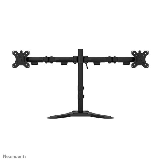 Neomounts DS45-600BL2 Supporto Monitor Doppio Scrivania 10 a 32" VESA 75x75 a 100x100 Max 6Kg