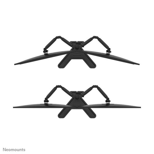 Neomounts DS45-600BL2 Supporto Monitor Doppio Scrivania 10 a 32" VESA 75x75 a 100x100 Max 6Kg