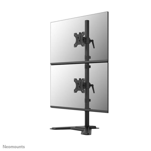 Neomounts DS45-600BL2V Supporto Doppio Monitor Scrivania 10 a 32" VESA 75x75 a 100x100 Max 9Kg