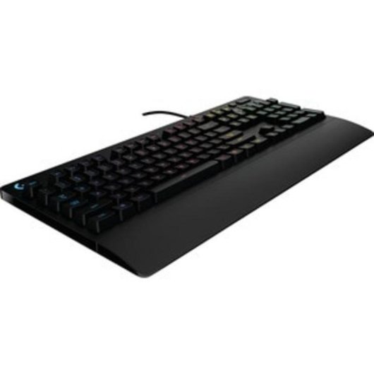 Teclado Logitech G213 Prodigy de membrana con RGB y reposamuñecas ajustable