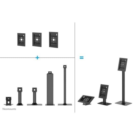 Supporto per Tablet Neomounts DS15-629BL1 con Rotazione 90° per Scrivania/Muro