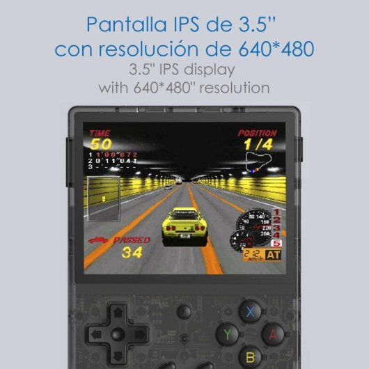 Dam Electronics RG353VS Console Portable Retro RK3566 Quad-Core 128GB Linux Noir