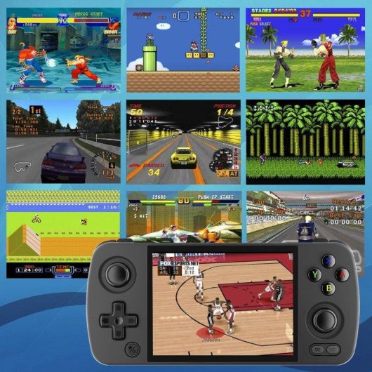 Dam Electronics RG405M Console Portable Retro Octa-core 128GB Android 12 Noir