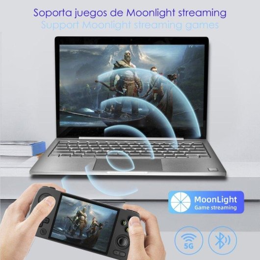 Dam Electronics RG405M Console Portable Retro Octa-core 128GB Android 12 Noir