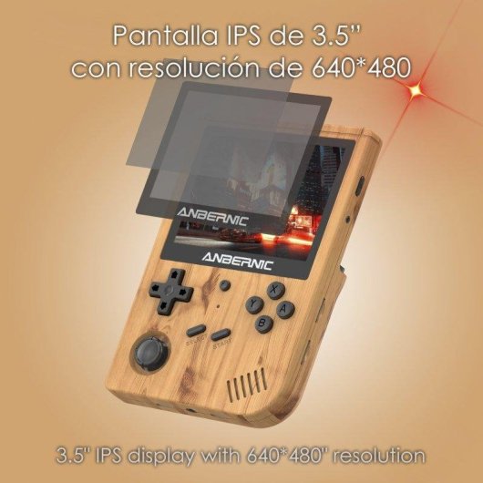 Dam Electronics RG351V Console Retro Portable Quad-Core 1.5GHz 128GB Noir