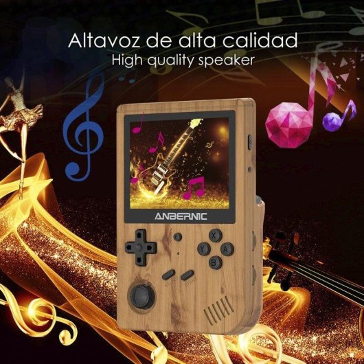 Dam Electronics RG351V Console Retro Portable Quad-Core 1.5GHz 128GB Noir