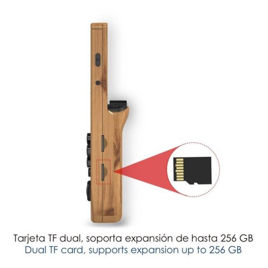 Dam Electronics RG351V Console Retro Portable Quad-Core 1.5GHz 128GB Noir