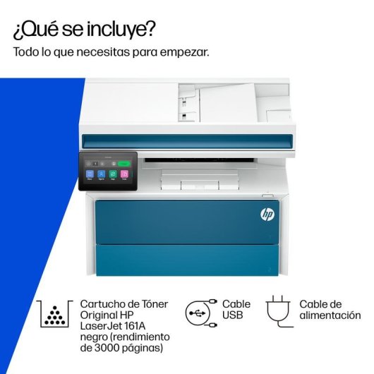 Multifunción HP LaserJet Pro 4113fdn Láser Mono WiFi Ethernet Dúplex Táctil