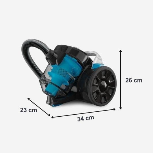 Aspiradora sin Bolsa Black & Decker BXVML701E 700W 18kPa 2L Accesorios