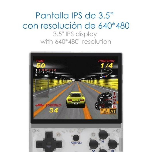 Dam Electronics RG35XX Console Retro Portable Quad Core 384 MHz 64GB Linux Noir