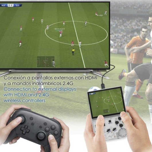 Dam Electronics RG35XX Console Retro Portable Quad Core 384 MHz 64GB Linux Noir