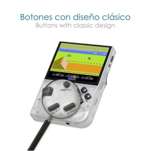 Dam Electronics RG35XX Console Retro Portable Quad Core 384 MHz 64GB Linux Noir