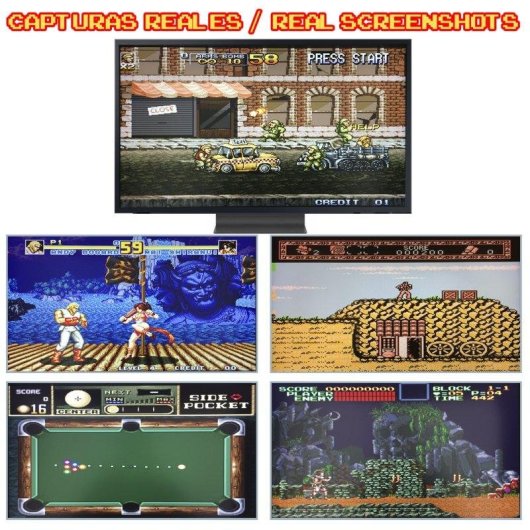 Dam Electronics Pandora Twince Retro Emulateur Arcade HDMI Sans Fil Noir