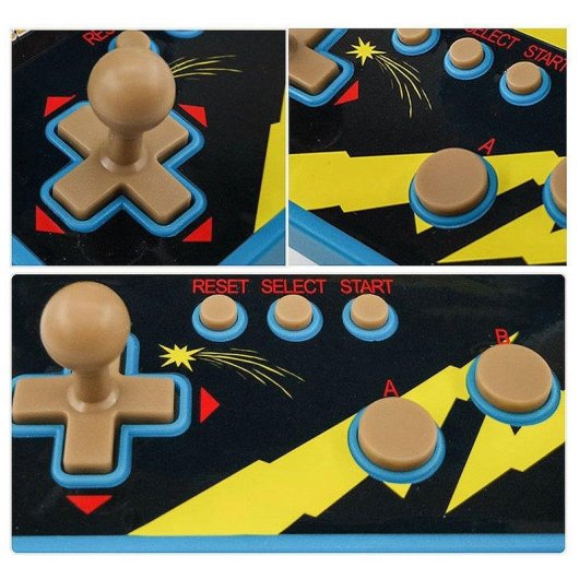 Dam Electronics Consola Arcade GC18 Retro Mini 256 Jeux Écran LCD 2.8" Noir