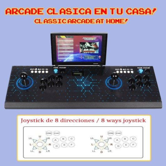 Dam Electronics Pandora Box Forrest Retro Quad Core ARM Cortex A9 8GB 10" Rojo