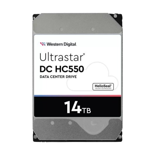 Disco Rígido Western Digital Ultrastar DC HC550 14TB HDD SAS 7200rpm 12Gb/s