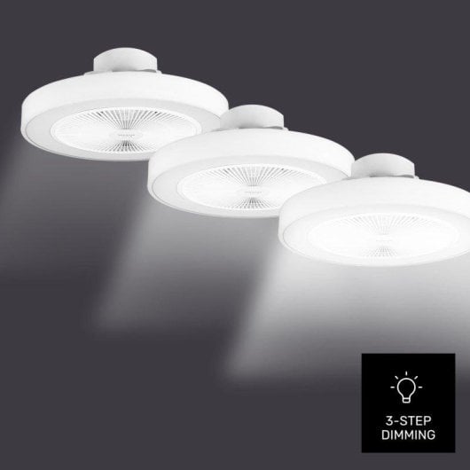 Ventilador de techo Taurus Fresko Invisible 40W ultrasilencioso con luz LED