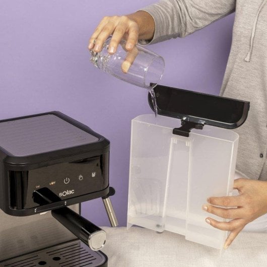 Cafetera Espresso Solac Taste Classic D20 1,8 L 20 Bares 850 W con vaporizador y control táctil