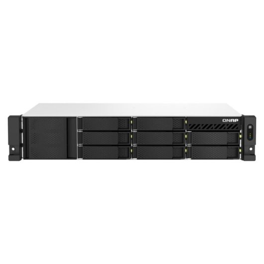 NAS en rack Qnap 8 bahías 8GB DDR4 Intel Celeron Dual 2.5GbE HDMI PCIe Turbo System