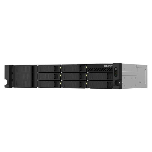 NAS en rack Qnap 8 bahías 8GB DDR4 Intel Celeron Dual 2.5GbE HDMI PCIe Turbo System