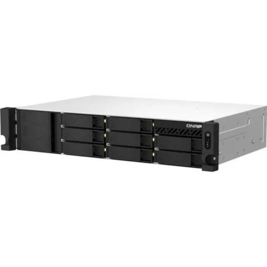 NAS en rack Qnap 8 bahías 8GB DDR4 Intel Celeron Dual 2.5GbE HDMI PCIe Turbo System