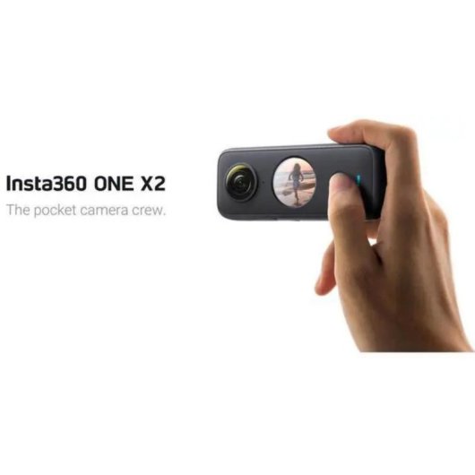 Câmara Desportiva HP Insta360 ONE X2 5.7K UltraHD WiFi BT UltraWide Estabilização Avançada