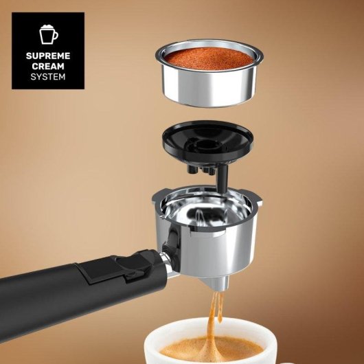 Cafetera Espresso Taurus Trento 1,5 L 20 Bares con panel táctil y vaporizador