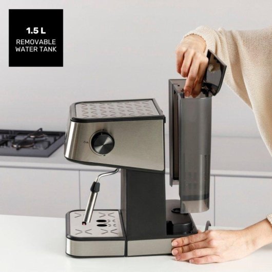 Cafetera Espresso Taurus Trento 1,5 L 20 Bares con panel táctil y vaporizador