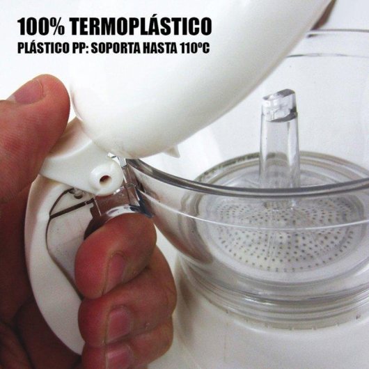 Cafetera Italiana Klack para Microondas con filtro reutilizable y apta lavavajillas