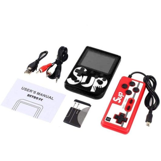 Dam Electronics D007 Retro 400 Spiele Integriert 3 Zoll Bildschirm Controller Schwarz