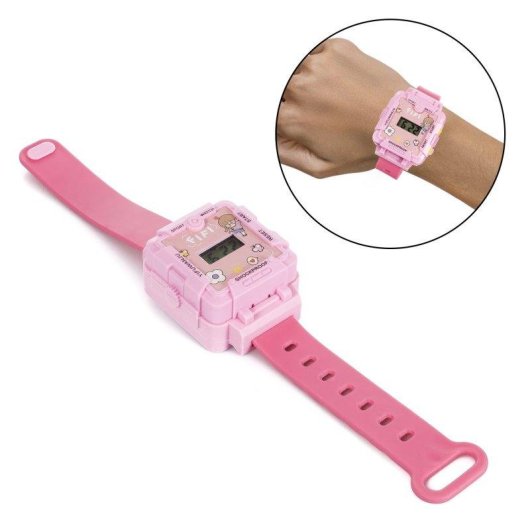 Dam Electronics Reloj Consola Retro 23 Jeux 2D Tetris Pong Naves Noir