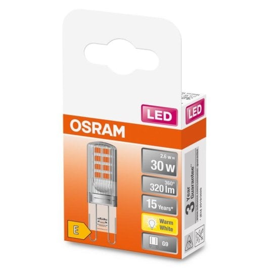 Lámpara LED Osram STAR 2,6 W 30 W G9 320 lm Blanco cálido