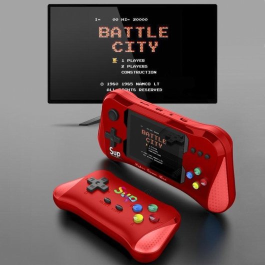 Dam Electronics X7 Retro Console 3.5" LCD 500 Jeux 8 Bits Noir