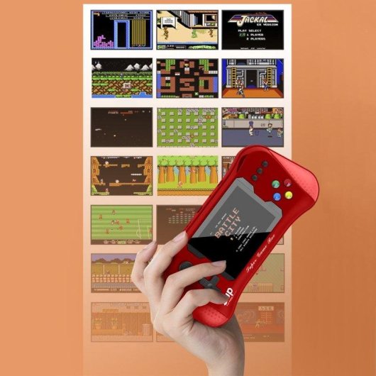 Dam Electronics X7 Retro Console 3.5" LCD 500 Jeux 8 Bits Noir