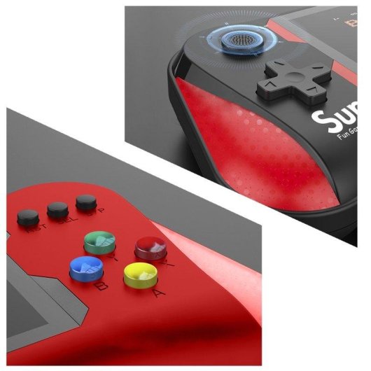 Dam Electronics X7 Retro Console 3.5" LCD 500 Jeux 8 Bits Noir