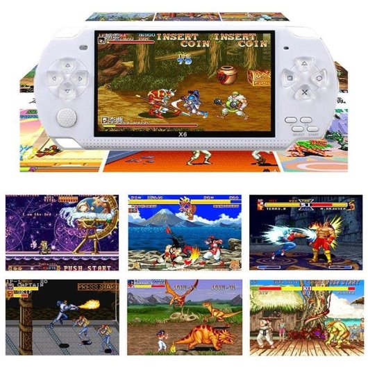 Dam Electronics X6 Console Retro Portable 1GB Jeux Classiques Caméra Intégrée Noir