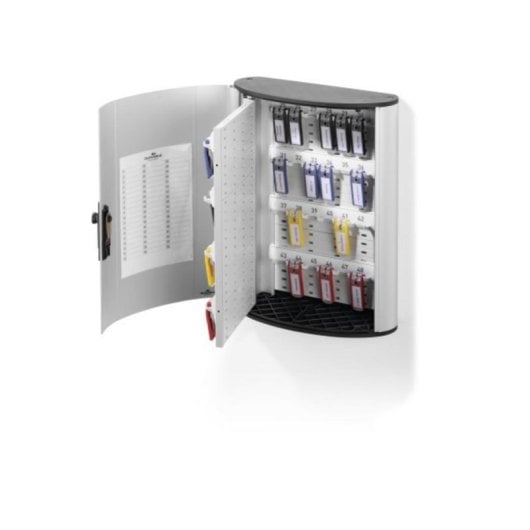 Caja portallaves Durable 197623 Aluminio Plata 48 llaveros montaje pared