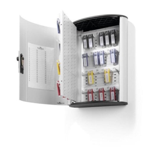 Caja portallaves Durable 197623 Aluminio Plata 48 llaveros montaje pared