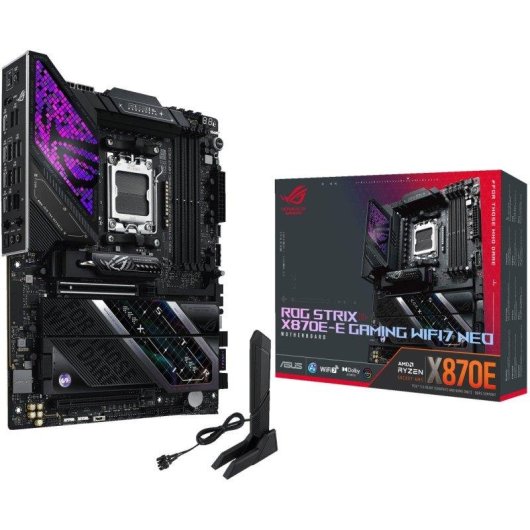 Placa Base ASUS ROG Strix X870E-E Gaming WiFi7 Neo X870E AM5 DDR5 ATX WiFi7 AI Overclocking