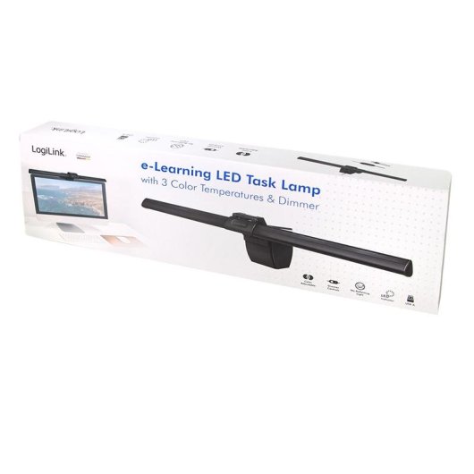 Lámpara para paneles LED LogiLink UA0372 Cruz Negro 5W USB