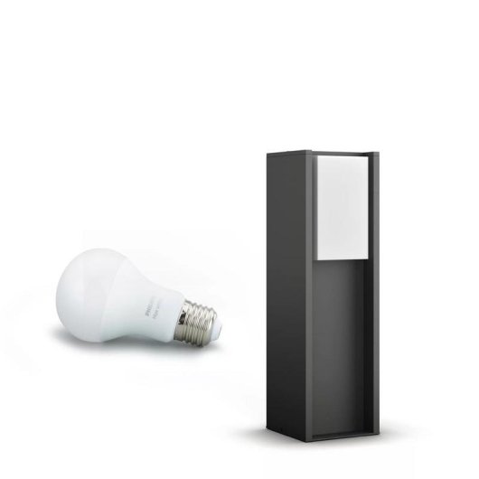 Pedestale per esterni Philips Hue Turaco Bluetooth/Zigbee Antracite LED
