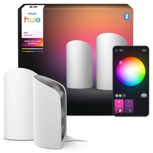 Intelligenter Tischleuchte Philips Hue Play mit Farblicht