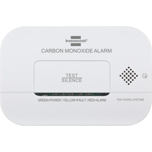 Détecteur de gaz Brennenstuhl CM A 3030 Monoxyde de carbone Alarme 85 dB LED
