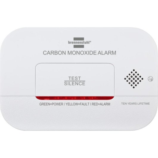 Détecteur de gaz Brennenstuhl CM A 3030 Monoxyde de carbone Alarme 85 dB LED