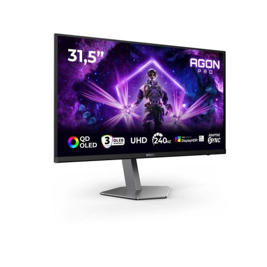 Monitor AOC AGON PRO AG326UZD2 31,5" UltraHD 4K 240Hz QD-OLED Ajuste de altura