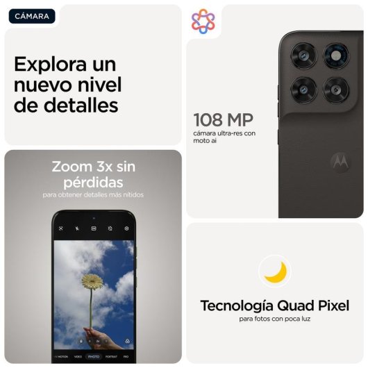 Motorola Moto G77 5G 8GB 512GB 6.8" Negro