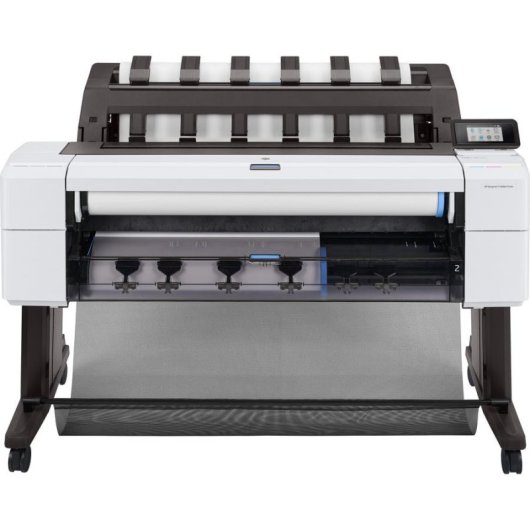 Impresora Inyección de tinta Ethernet HP Designjet T1600dr con doble rollo y seguridad avanzada